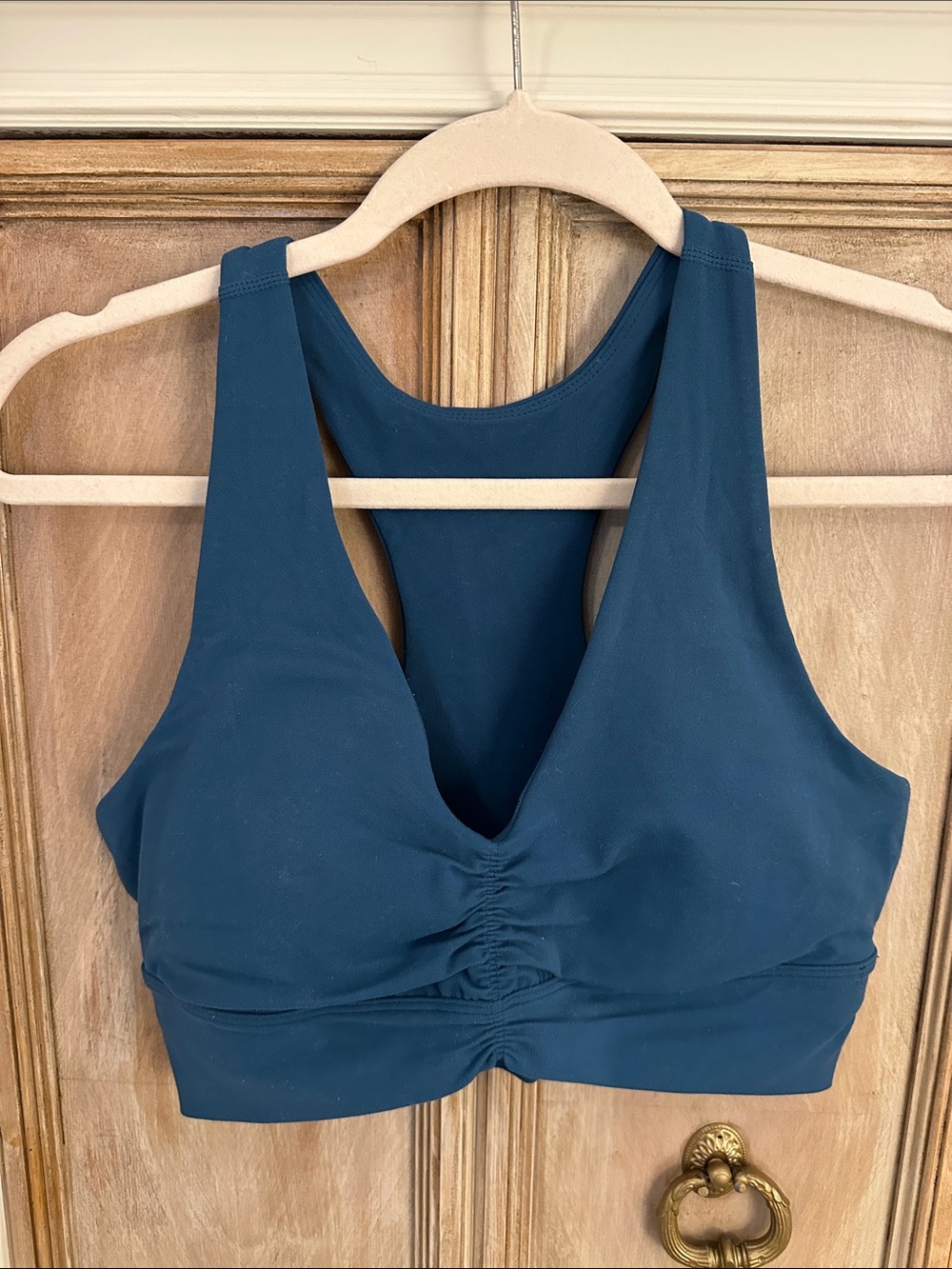 Women's Deep Teal Racerback Sports Bra